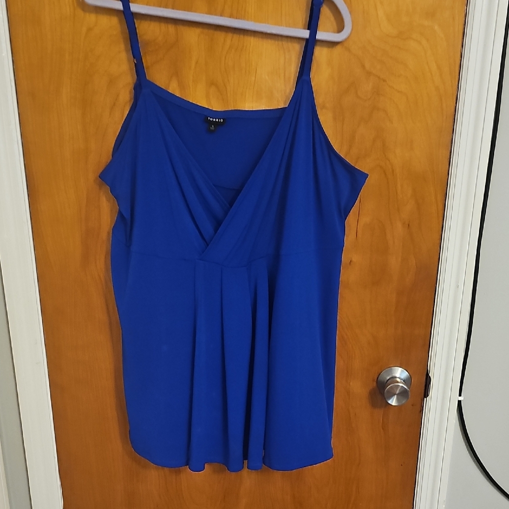 Express Vibrant Blue Camisole Top